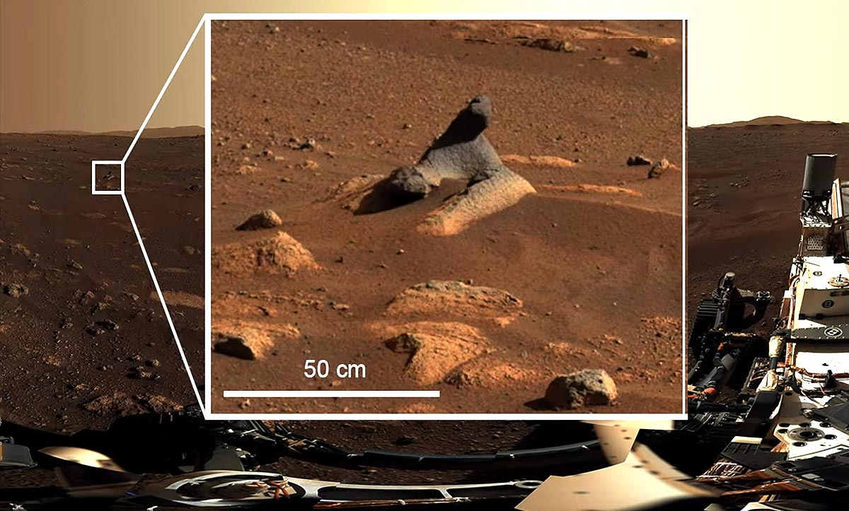 Марсианский ветер и панорама кратера Езеро от Perseverance [видео]