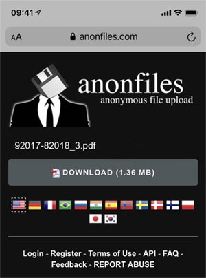 Загрузить файлы в интернет с iPhone анонимно и быстро: как это делается
