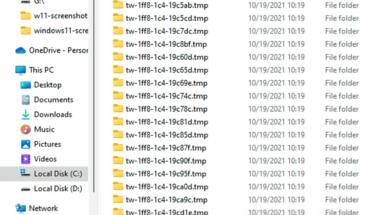 Куча пустых папок tmp в директории System32 Windows 11: откуда и что с ними делать