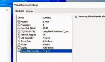Как бесплатно включить поддержку TPM 2.0 в VMware Workstation Player
