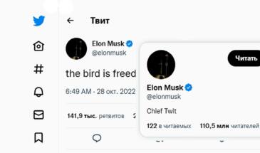 Птичка свободна: у руля Twitter — теперь сам Маск