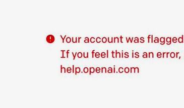 Your account was flagged for potential abuse — если ChatGPT такое пишет