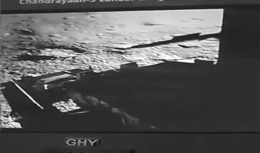 Луноход Pragyan на поверхности Луны [видео]