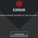 PersistenceReadComplete for data storage “Respawn” failed в Apex-е: что делать?